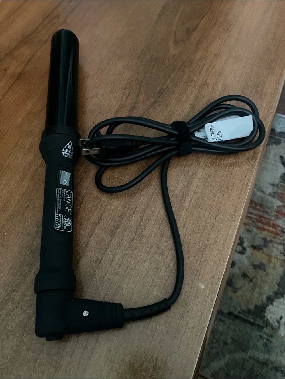 L'ANGE Black Styling Tool with Power Cord